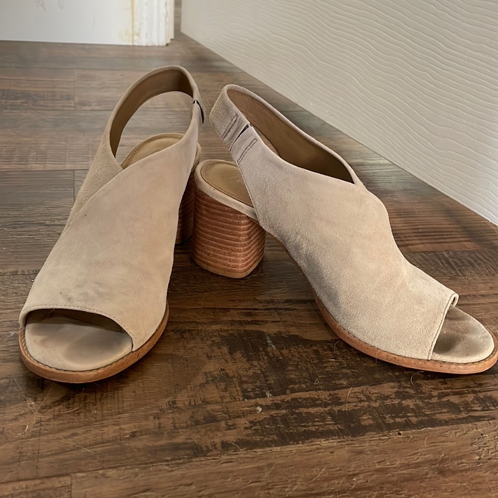 Tan Suede Heels